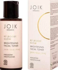 JOIK Organic Re-Boost Glow AHA+BHA+PHA Brightening Facial Toner Kasvovesi 100 ml