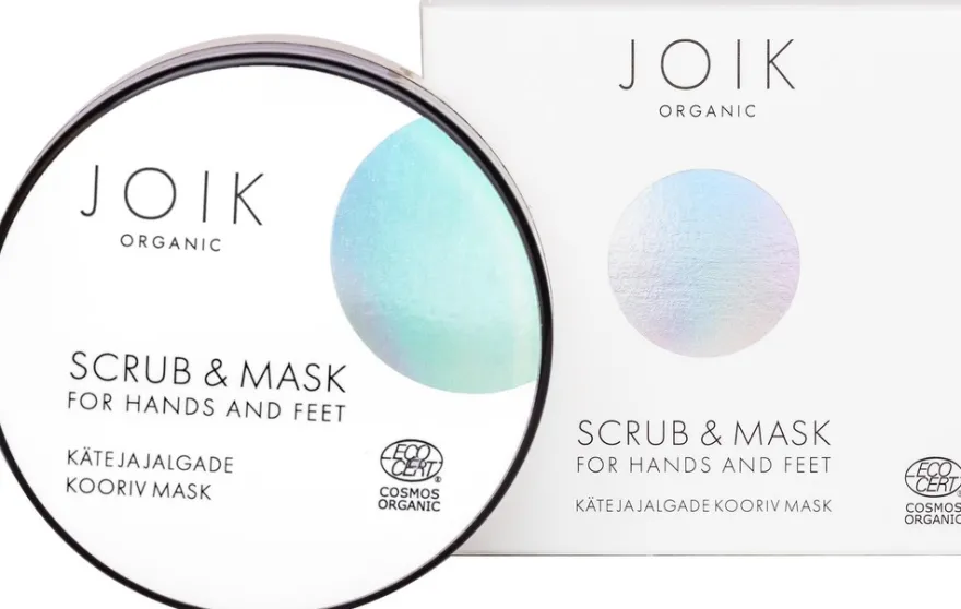 JOIK Organic Scrub & Mask kuorintanaamio käsille ja jaloille 75 g