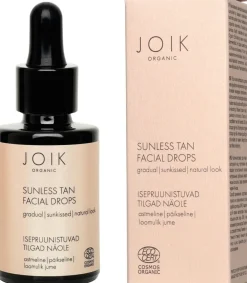 JOIK Organic Sunless Tan Facial Drops Itseruskettavat Kasvotipat 30 ml