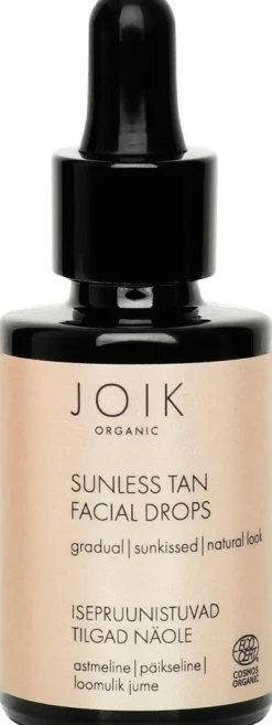 JOIK Organic Sunless Tan Facial Drops Itseruskettavat Kasvotipat 30 ml