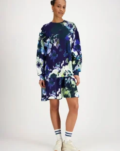 Kaiko Blue Anemone Ruffle mekko