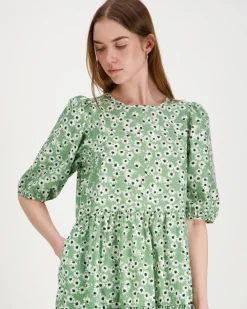 Kaiko Tiered Midi mekko