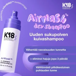 K18 AirWash kuivashampoo 118ml