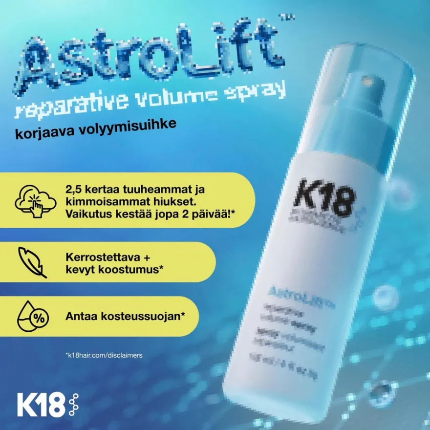 K18 AstroLift volyymisuihke 118ml