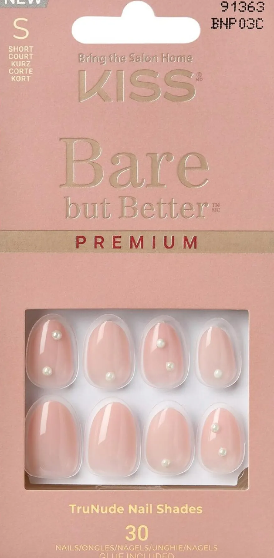 Kiss Bare but Better Premium kynnet - Slay 28kpl