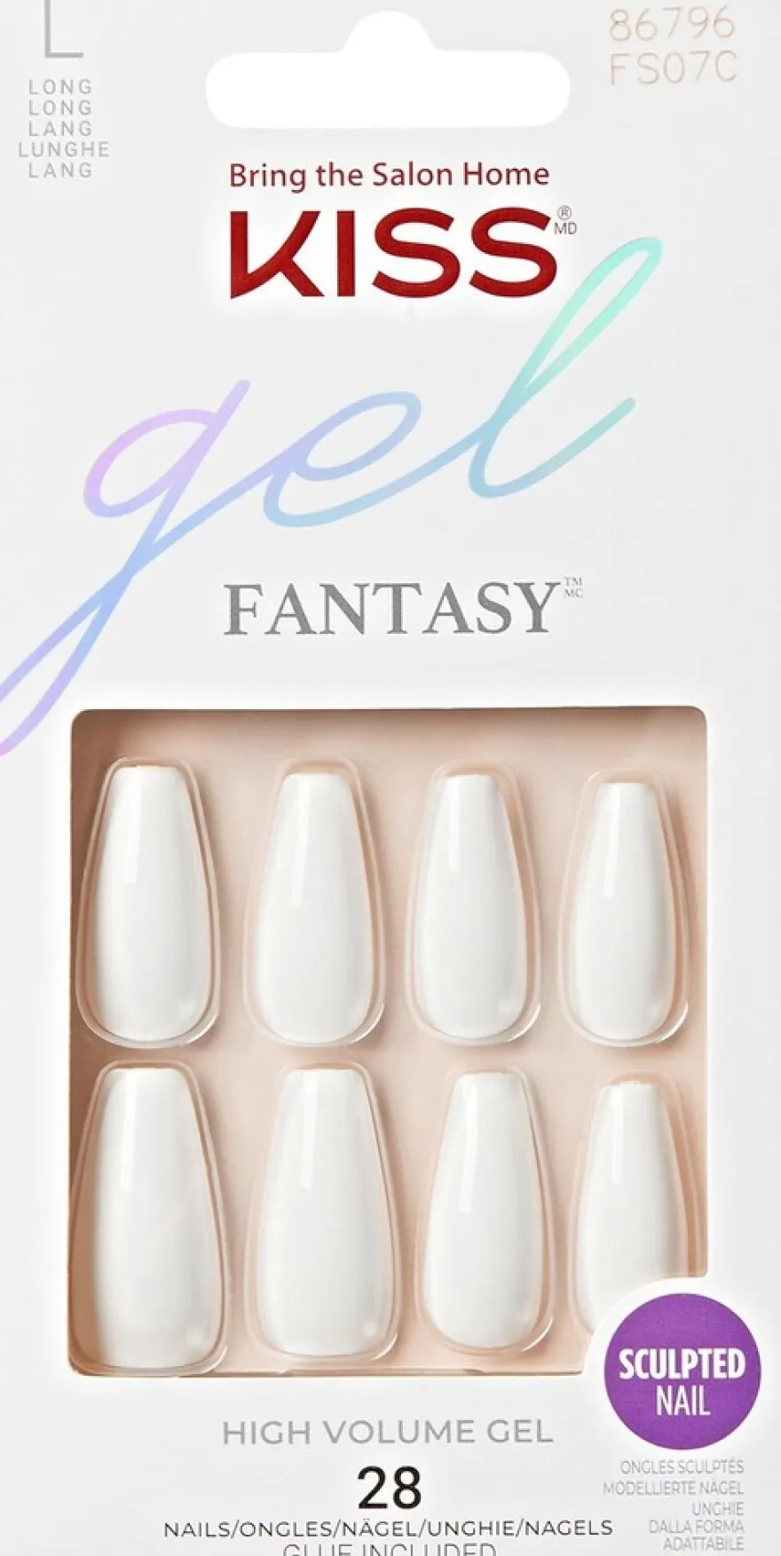 Kiss Gel Fantasy kynnet True Color 28kpl