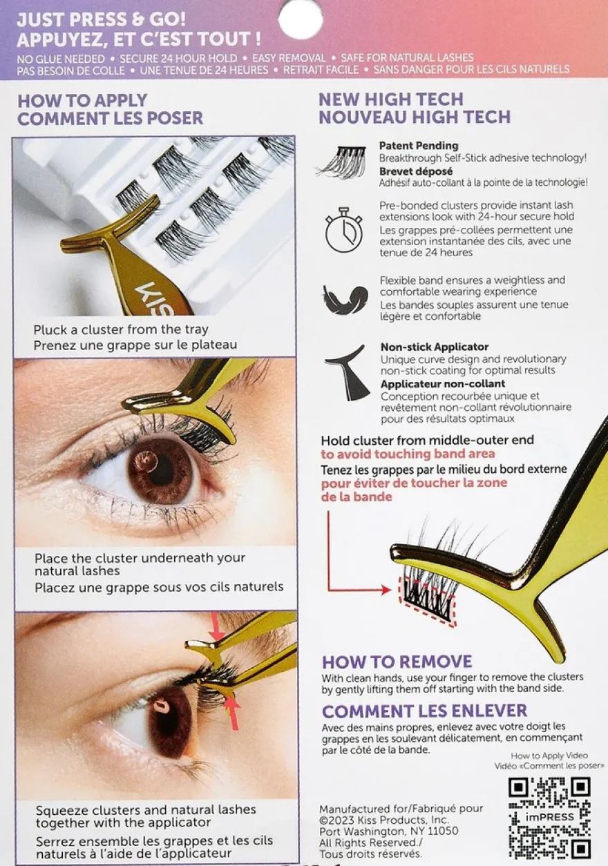 Kiss imPRESS Press-on ripsitupsut - Natural 20kpl