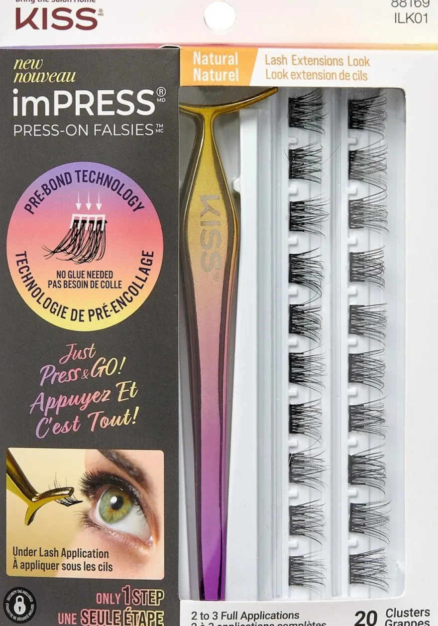 Kiss imPRESS Press-on ripsitupsut - Natural 20kpl