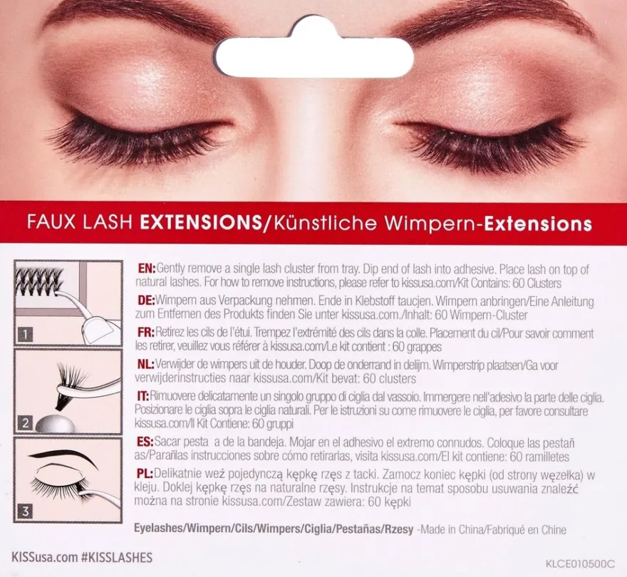 Kiss Lash Couture Faux ripsienpidennys 60 tupsua
