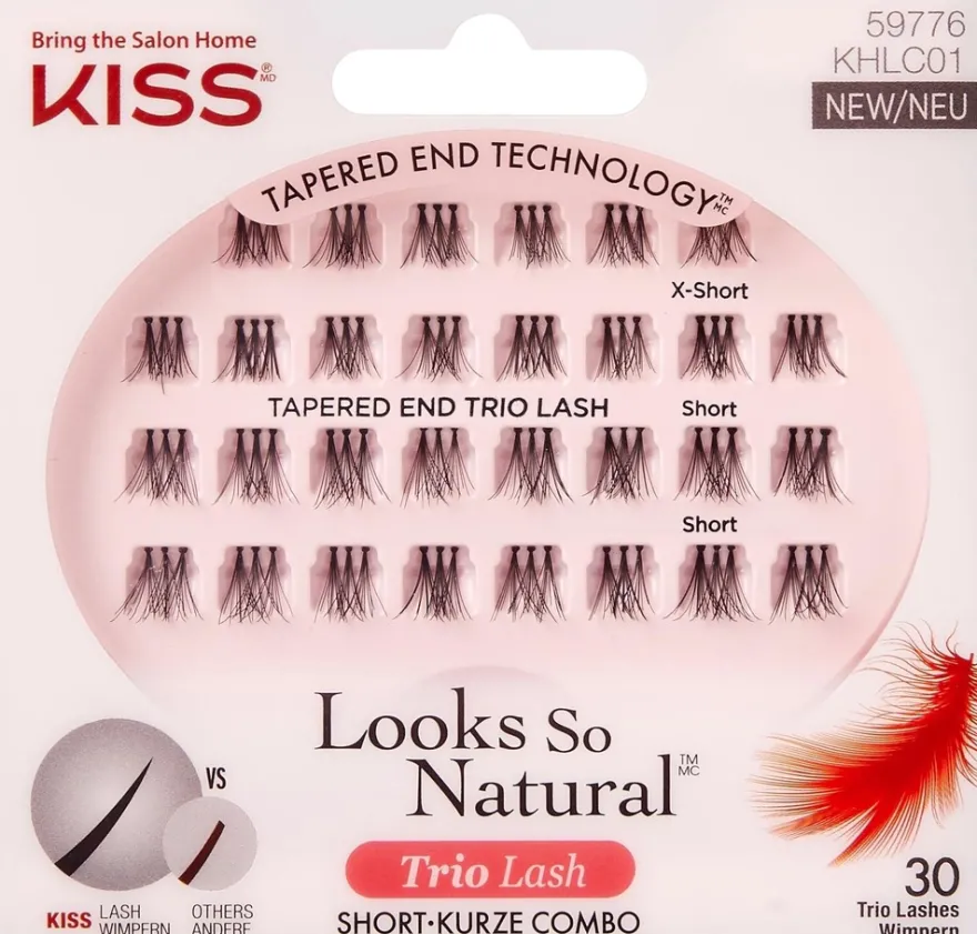 Kiss Looks So Natural Trio ripsitupsut 30kpl