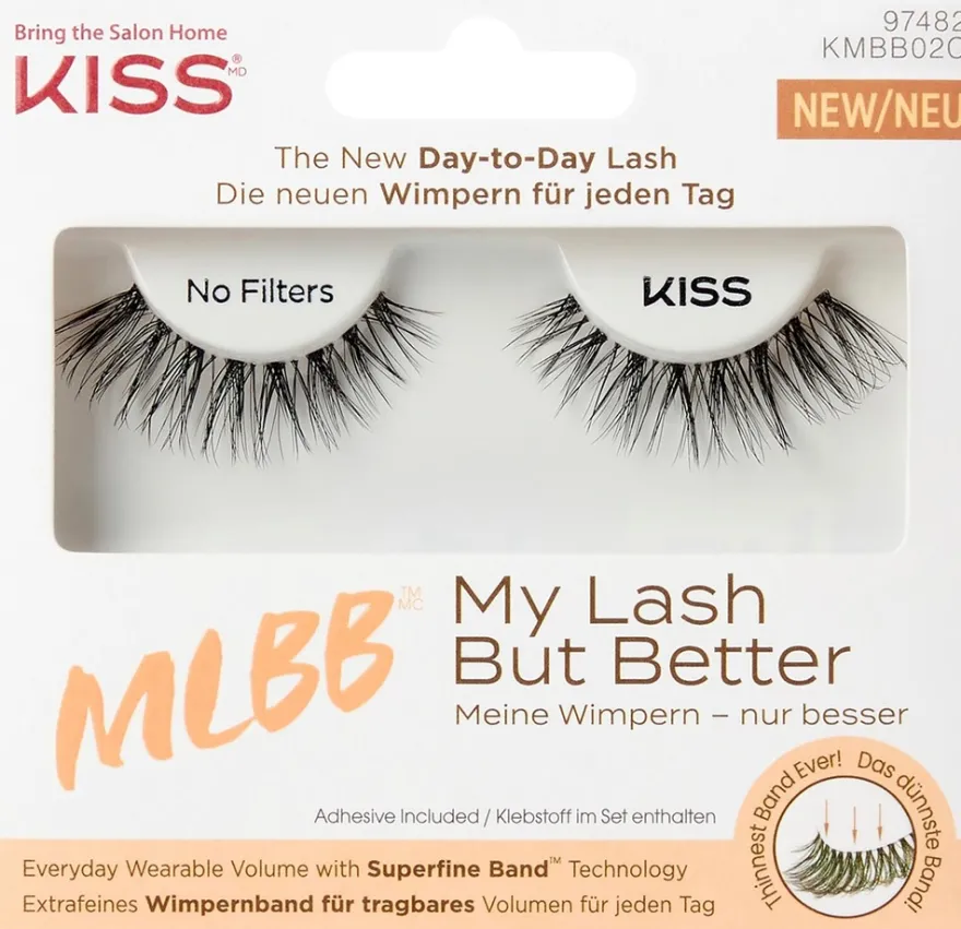 Kiss MLBB, No Filters irtoripset 1 pari