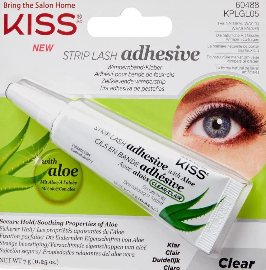 Kiss Strip Lash Glue ripsiliima kirkas 7g