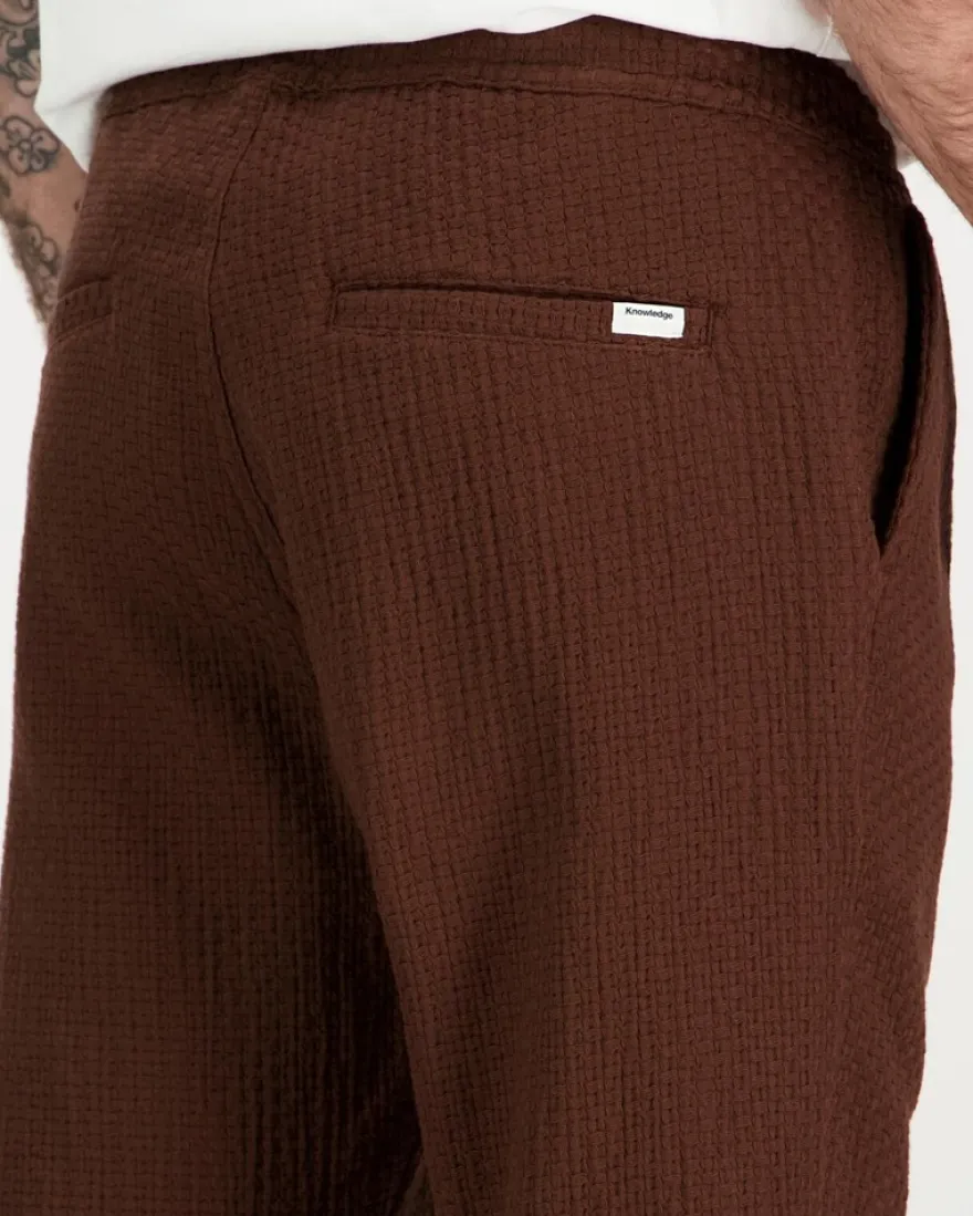 Knowledge cotton apparel housut Fig loose structure