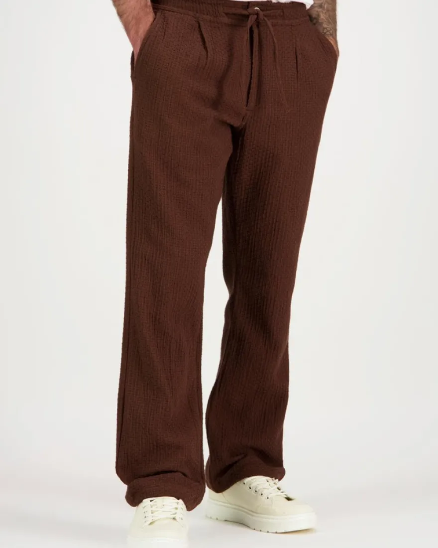 Knowledge cotton apparel housut Fig loose structure