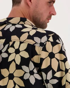 Knowledge cotton apparel kauluspaita Wave relaxed