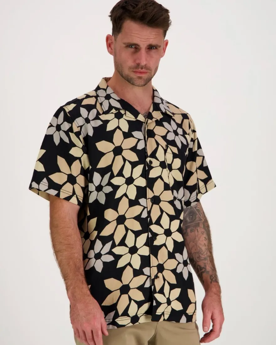 Knowledge cotton apparel kauluspaita Wave relaxed