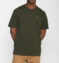 Knowledge Cotton Apparel Loke badge t-paita