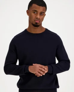 Knowledge cotton apparel Organic Cotton Knitted Polo pitkähihainen neule