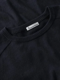 Knowledge cotton apparel Organic Cotton Knitted Polo pitkähihainen neule