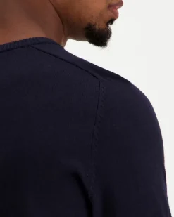 Knowledge cotton apparel Organic Cotton Knitted Polo pitkähihainen neule