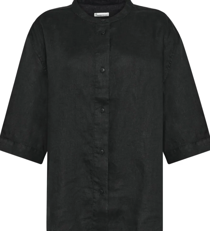 Knowledge Cotton Apparel pellavapusero