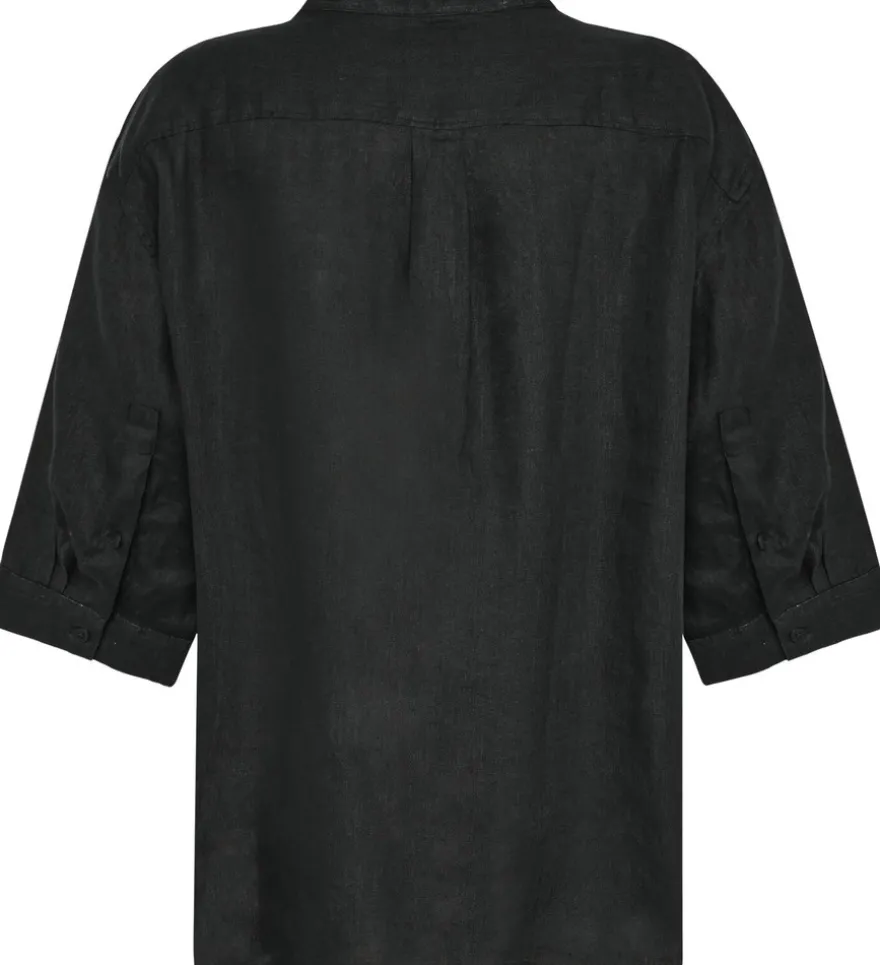Knowledge Cotton Apparel pellavapusero