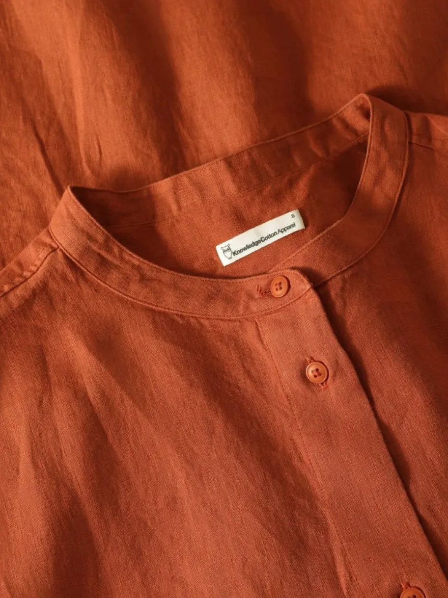 Knowledge Cotton Apparel pellavapusero