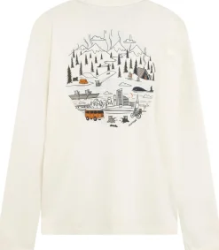 Knowledge Cotton Apparel pitkähihainen T-paita Back print