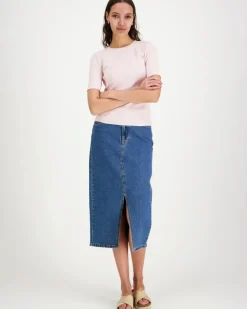 Knowledge Cotton Apparel Rib t-paita