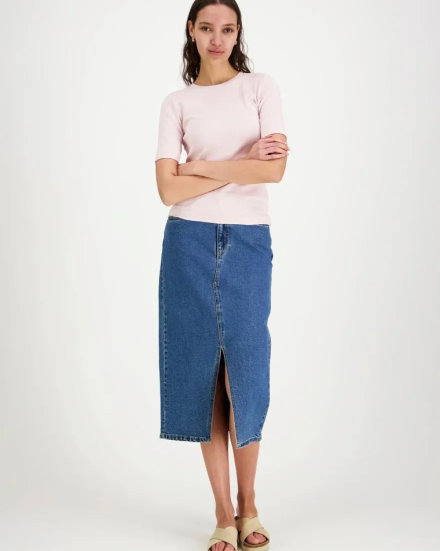 Knowledge Cotton Apparel Rib t-paita
