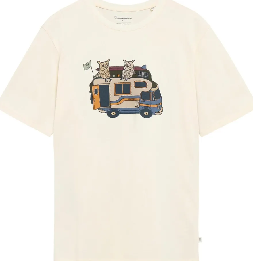 KnowledgeCotton Apparel T-paita Front print