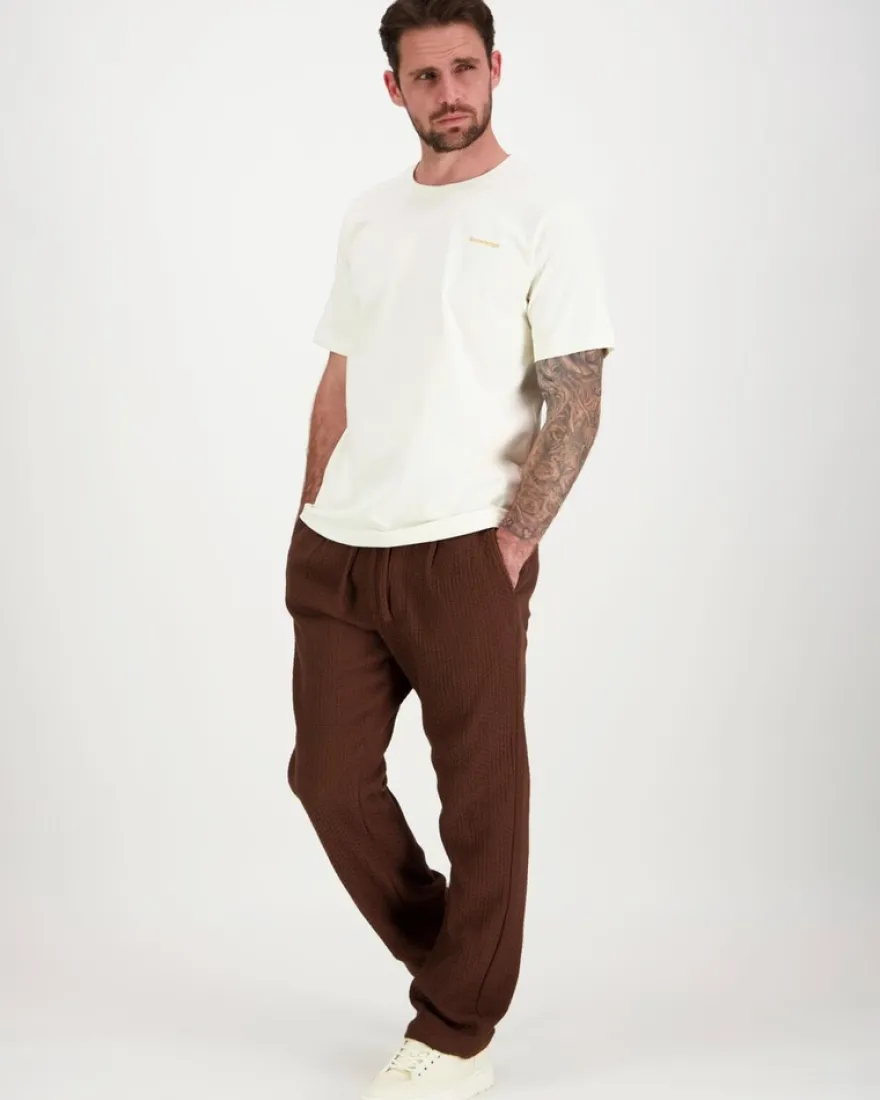 Knowledge cotton apparel t-paita Back print