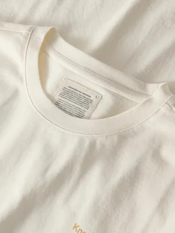 Knowledge cotton apparel t-paita Back print