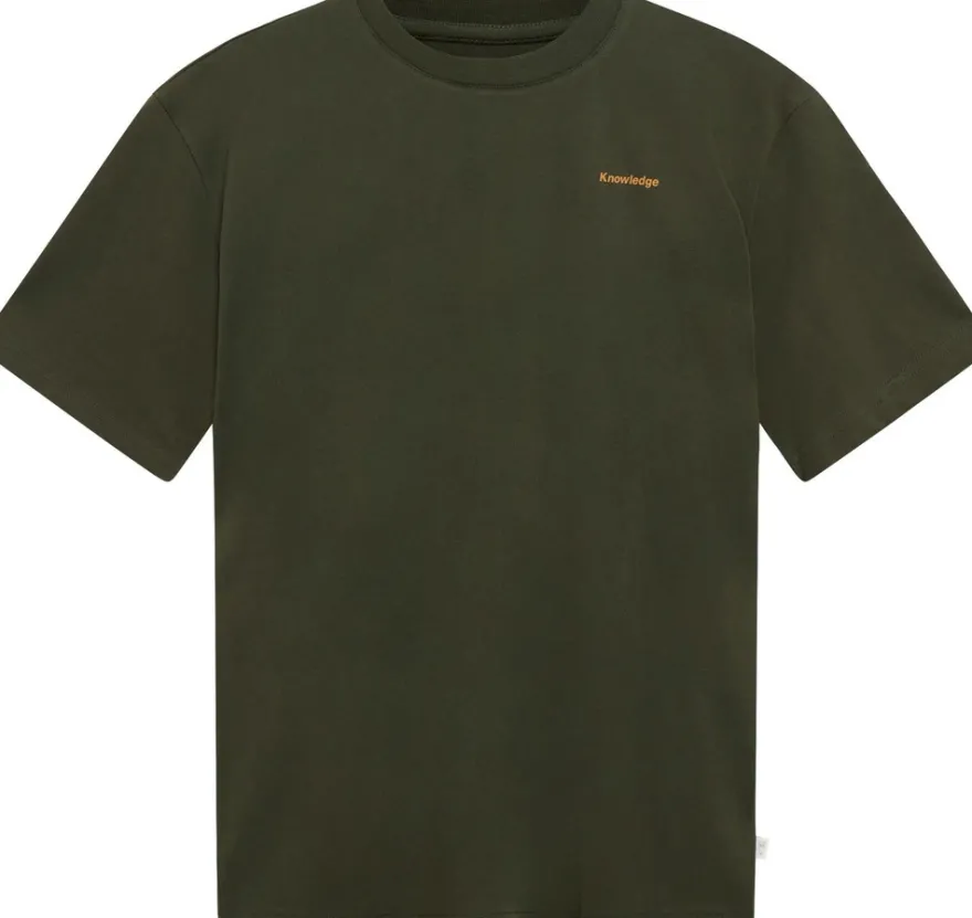 Knowledge Cotton Apparel t-paita puuvillaa Back Print