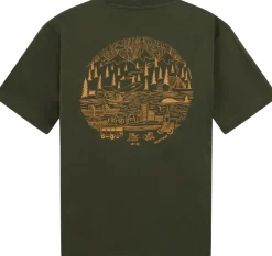 Knowledge Cotton Apparel t-paita puuvillaa Back Print