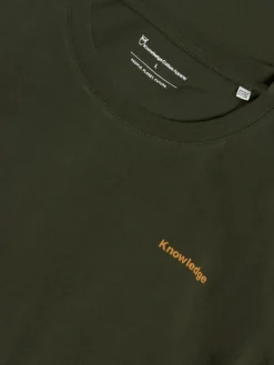 Knowledge Cotton Apparel t-paita puuvillaa Back Print