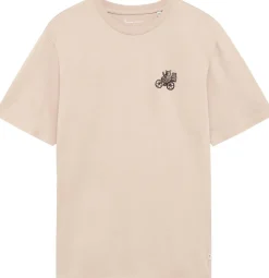 KnowledgeCotton Apparel t-paita Chest embroidery, 100 % puuvilla