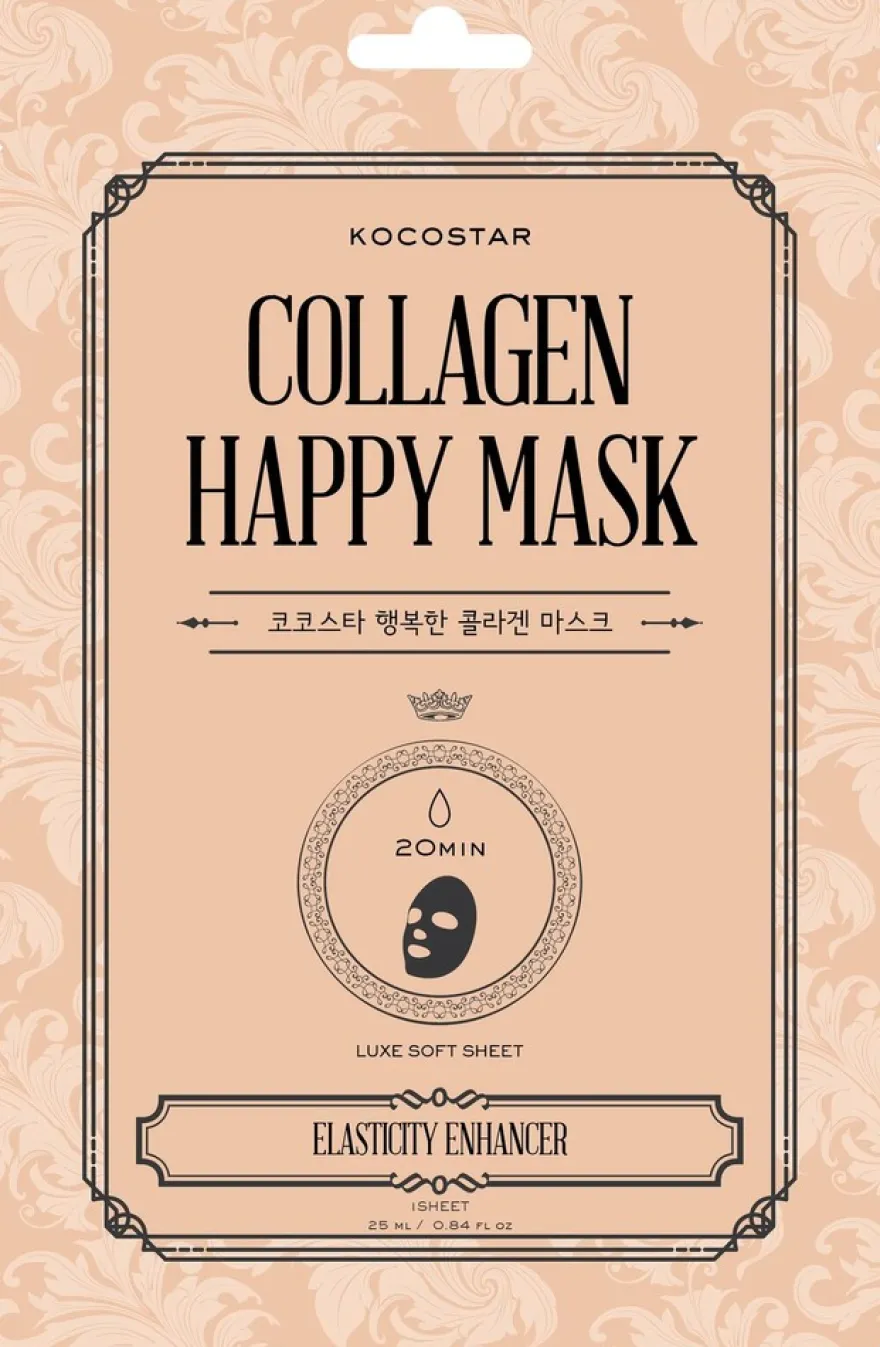 KOCOSTAR Collagen Happy Mask kangasnaamio 1 kpl