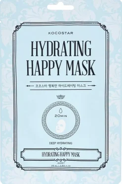 KOCOSTAR Hydrating Happy Mask kosteuttava kangasnaamio 1 kpl