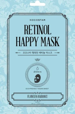 KOCOSTAR Retinol Happy Mask kangasnaamio 1 kpl