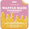 KOCOSTAR Waffle Mask Strawberry puhdistava kangasnaamio 1kpl