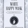 KOCOSTAR White Happy Mask kirkastava kangasnaamio 1 kpl