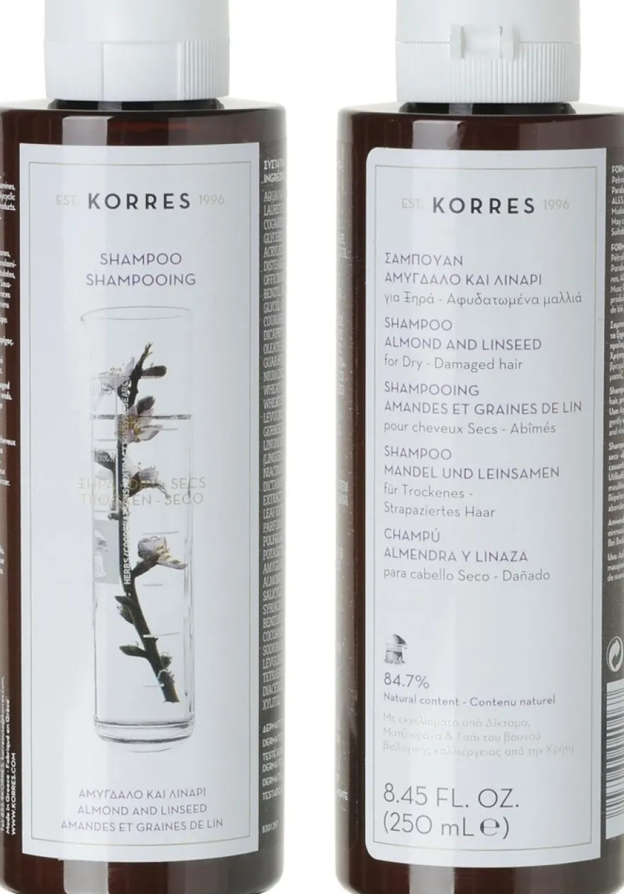 KORRES Almond & Lindseed Shampoo 250 ml