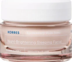 KORRES Apothecary Wild Rose Night-Brightening Sleeping Facial hoitonaamio 40 ml