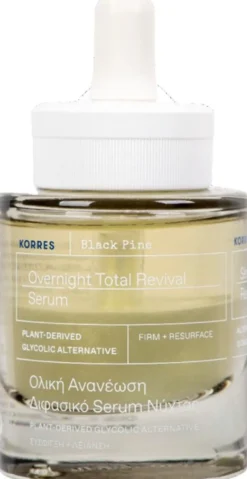 KORRES Black Pine 4D Overnight Treatment Serum yön yli hoitoseerumi 30 ml