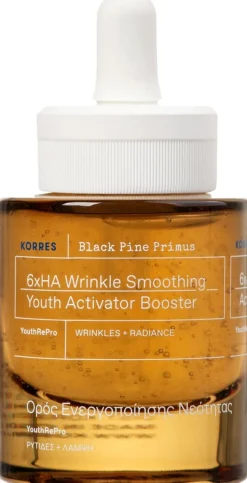KORRES Black Pine Primus 6HA Wrinkle Smooth Youth Activator Booster seerumi 30 ml
