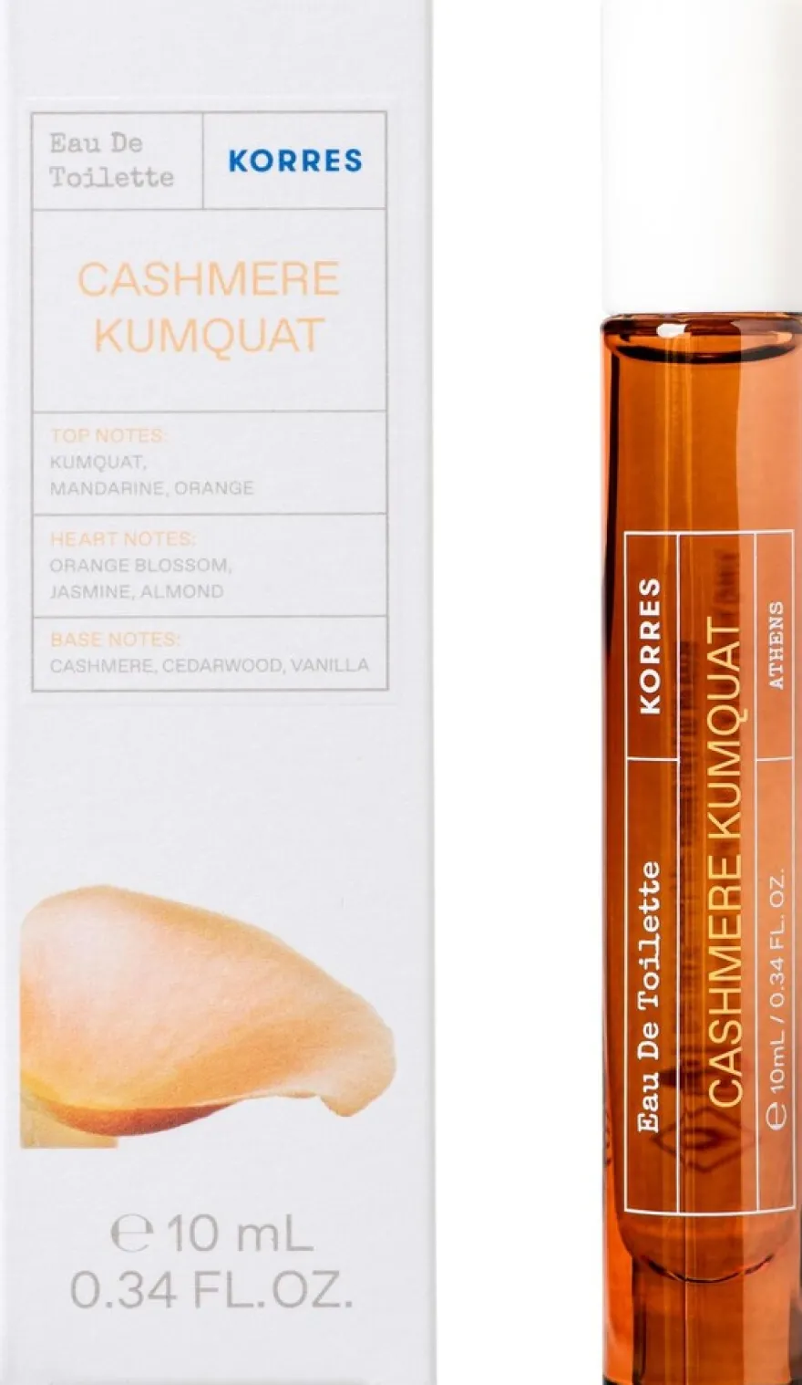 KORRES Cashmere Kumquat EdT roll-on tuoksu 10 ml