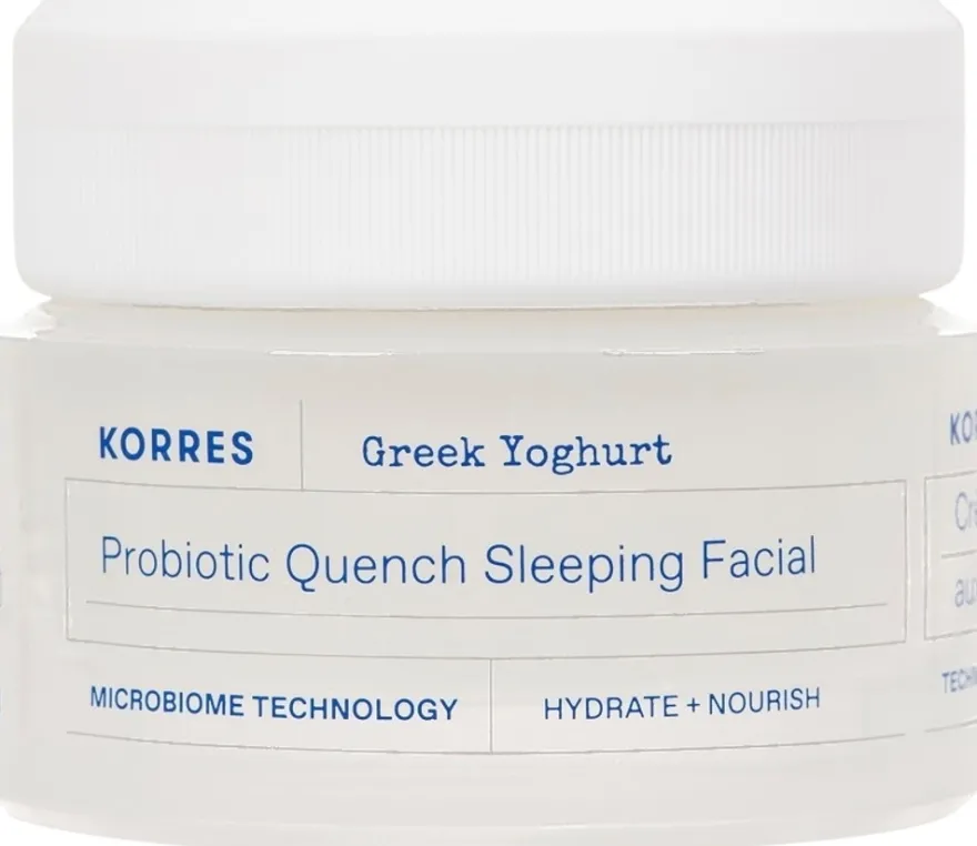 KORRES Greek Yoghurt Probiotic Quench Sleeping Facial yön yli hoitonaamio 40 ml
