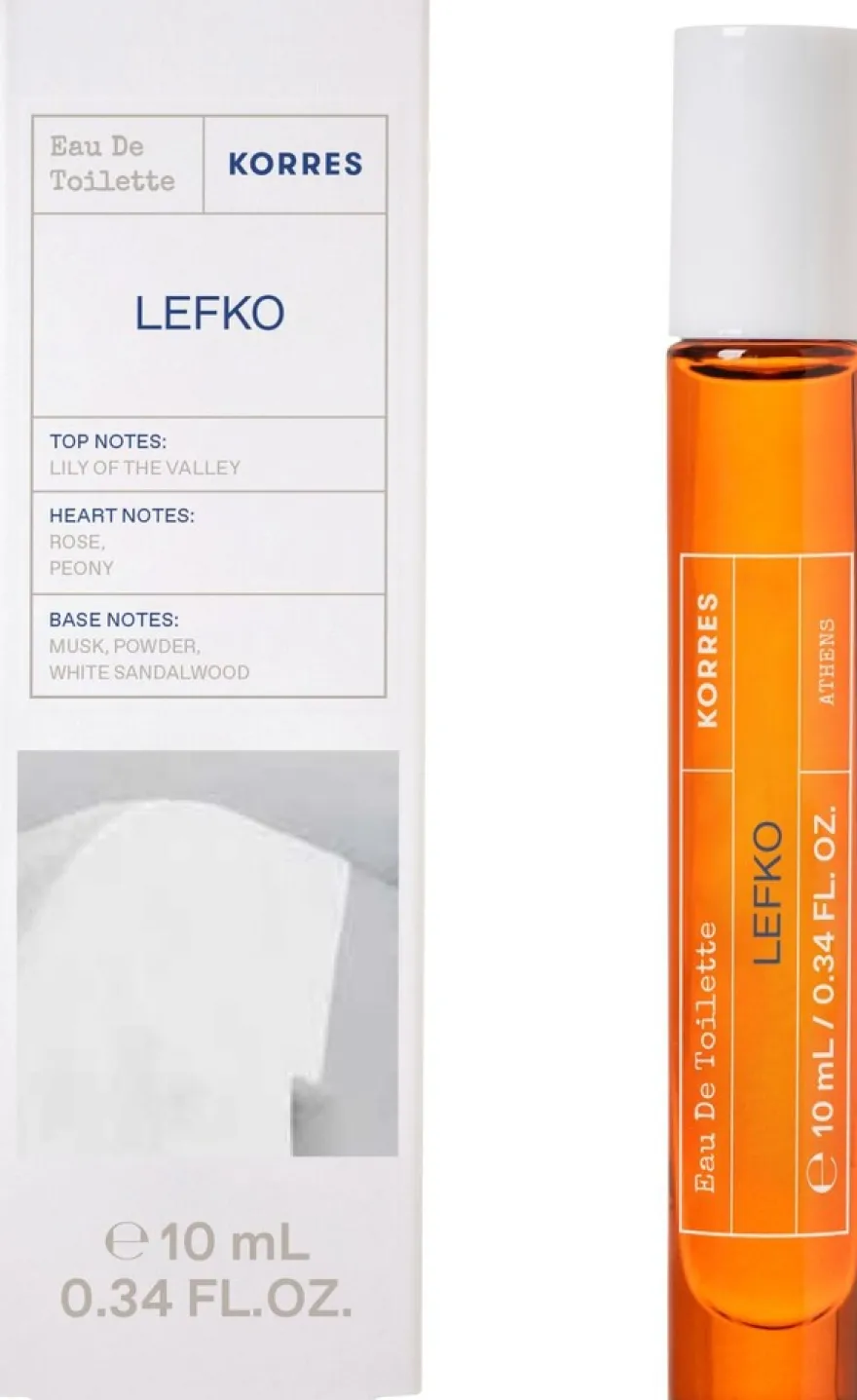 KORRES Lefko Eau de Toilette roll-on 10ml