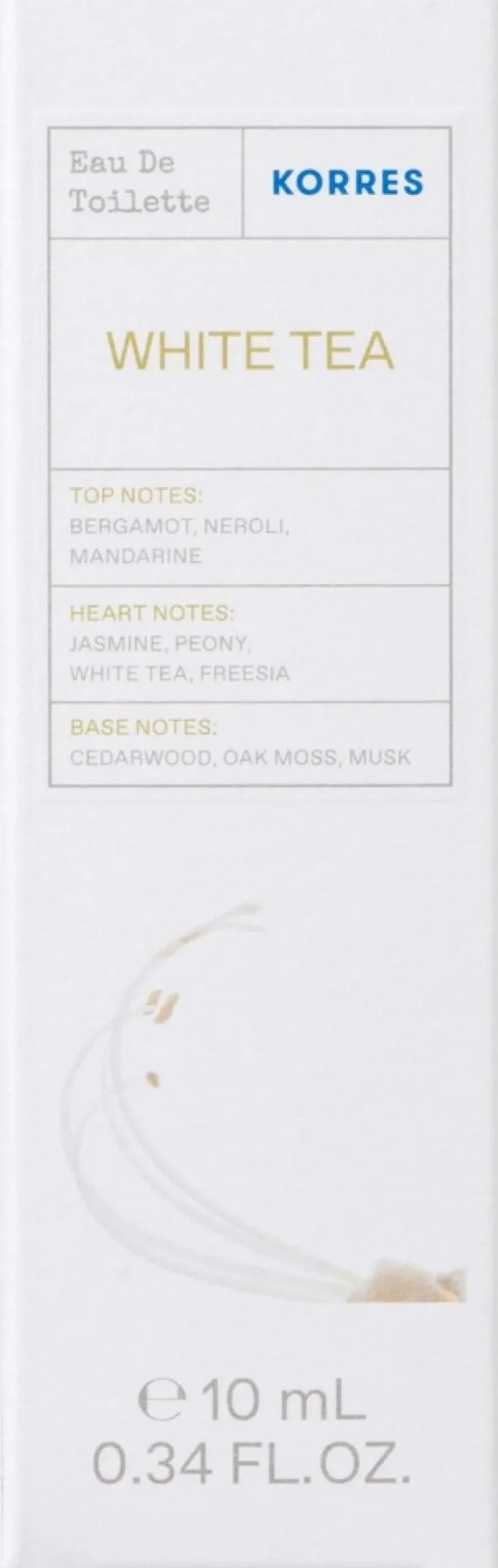 KORRES White Tea EdT roll-on tuoksu 10 ml